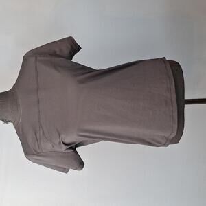 ASOS black short sleeve athletic athleisure top Size 4